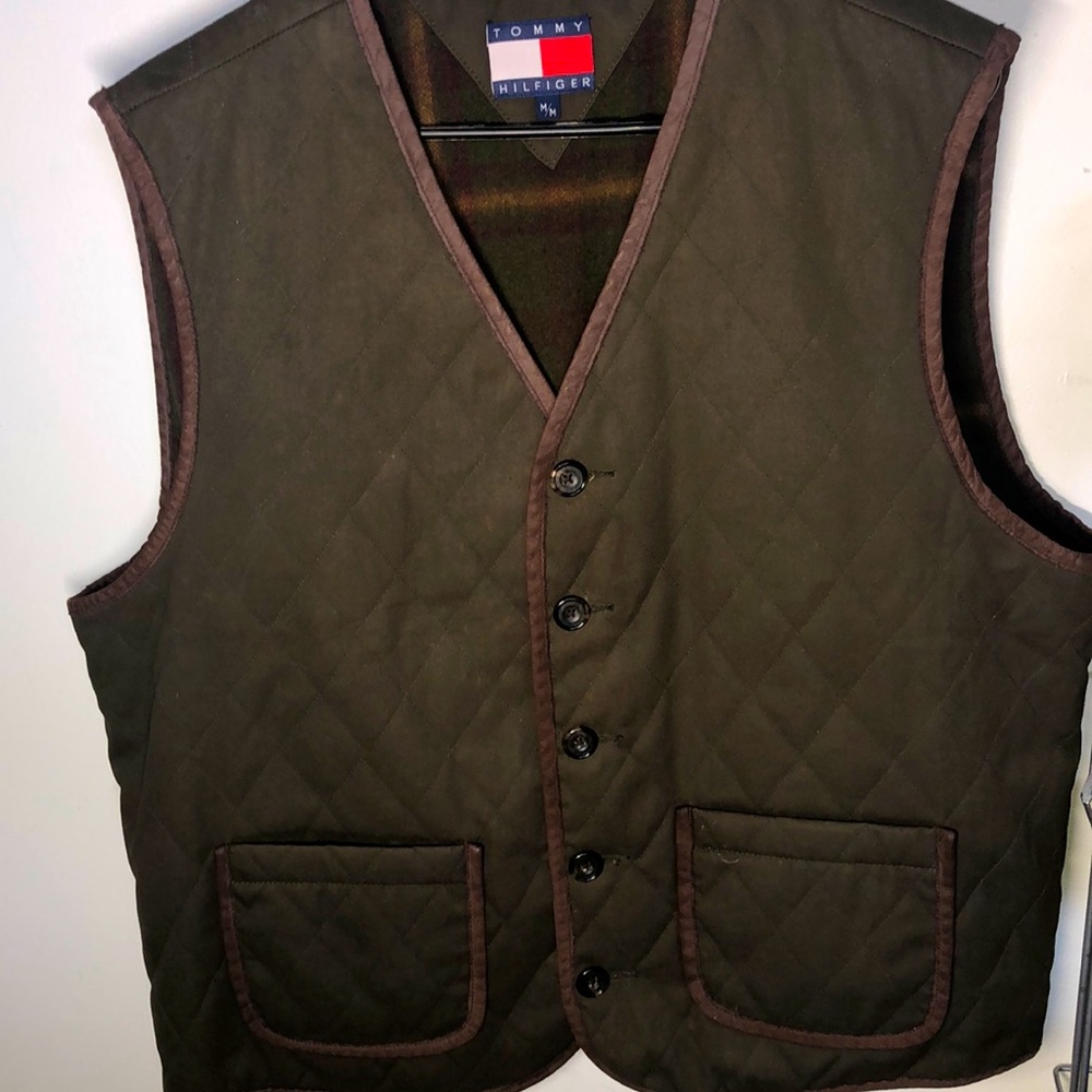 Military green Tommy Hilfiger vest